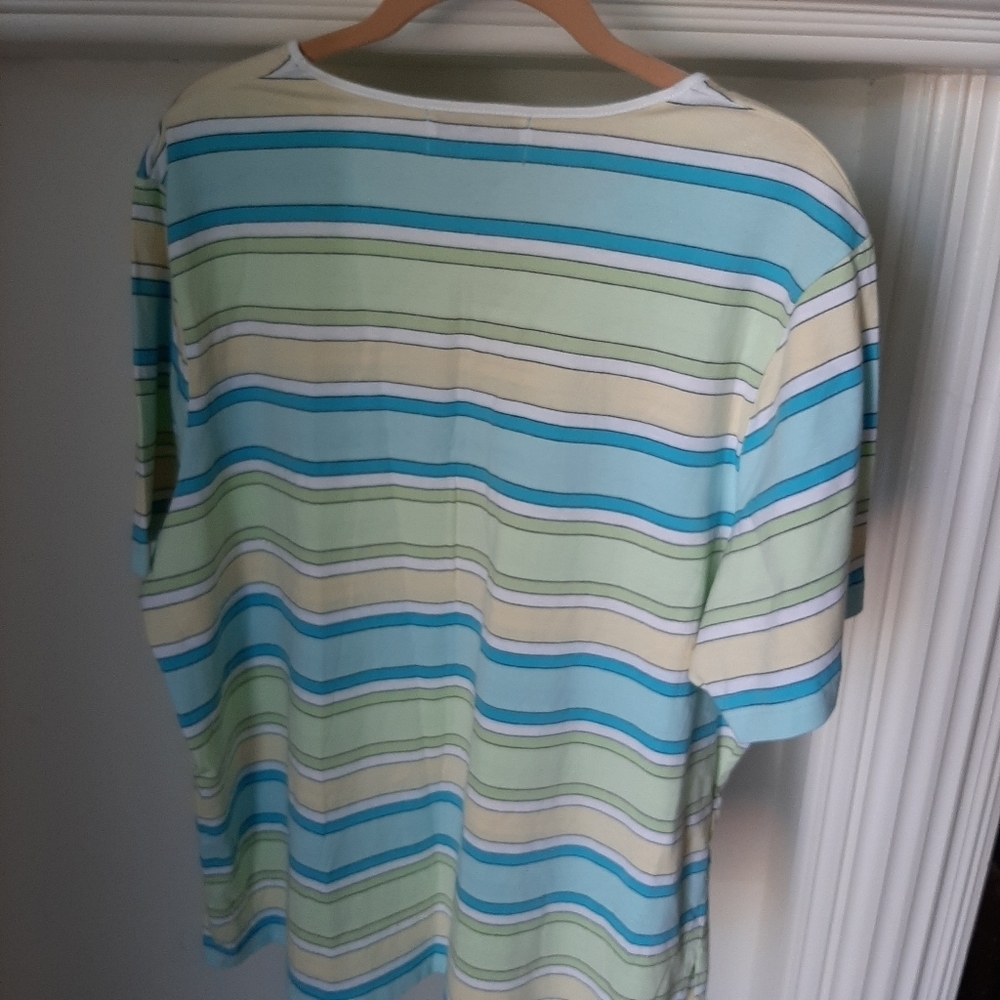 EUC C.D. DANIELS STRIPED TEE SHIRT - Picture 3 of 6